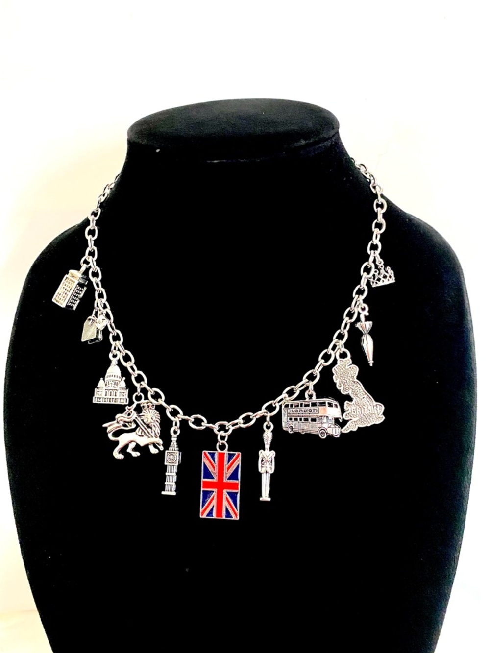 England Charm Necklace London